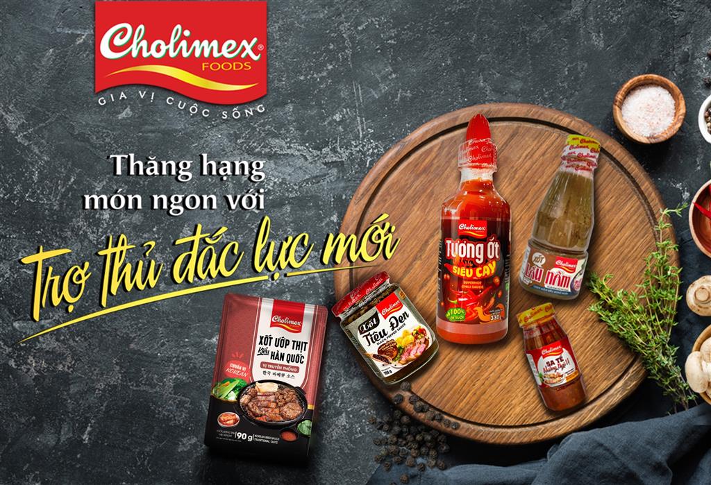 Khuấy đảo bàn tiệc chỉ với 5 sản phẩm gia vị mới của Cholimex Food